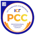 ICF badge for professional certified coach